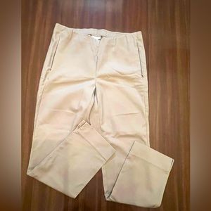 JJill khaki cotton pants size 10